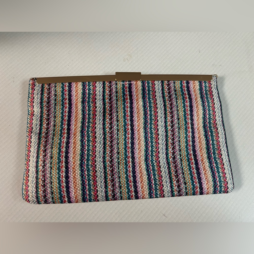 J. Crew multicolor Fabric Bag BNWT